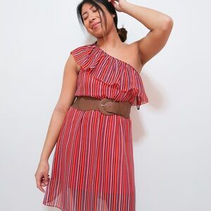 Bisou Bisou one shoulder dress